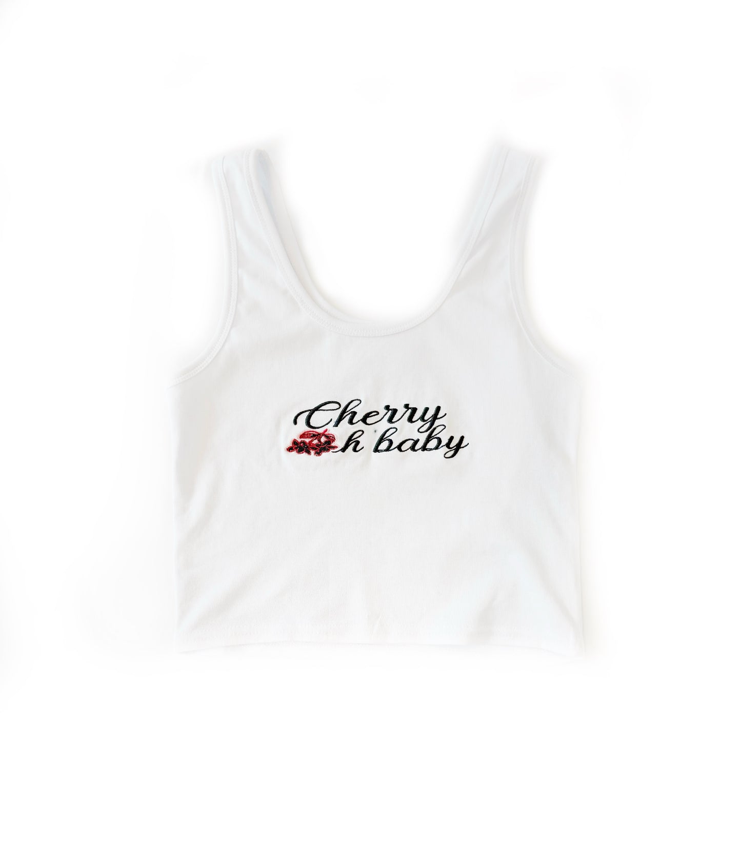 CHERRY OH BABY CROP TOP